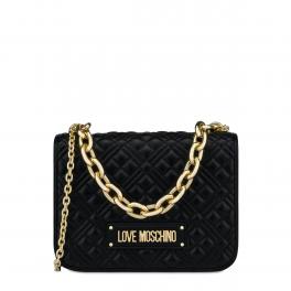 Love Moschino Borsa a spalla Large Shiny Quilted Nero - 1