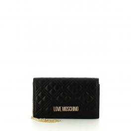 Love Moschino Clutch Shiny Quilted Nero - 1