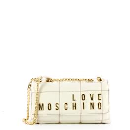 Love Moschino Borsa a spalla Embroidery Quilt Bianco - 1