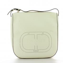 Twin Set Hobo Bag con logo traforato - 1