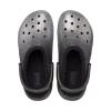 Crocs Classic Glitter Lined Clog W Black Silver - 3